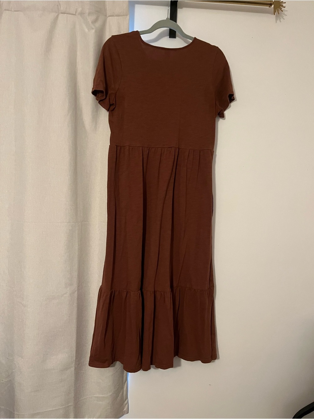 Old Navy Brown Tshirt midi dress- Medium - Picture 3 of 5